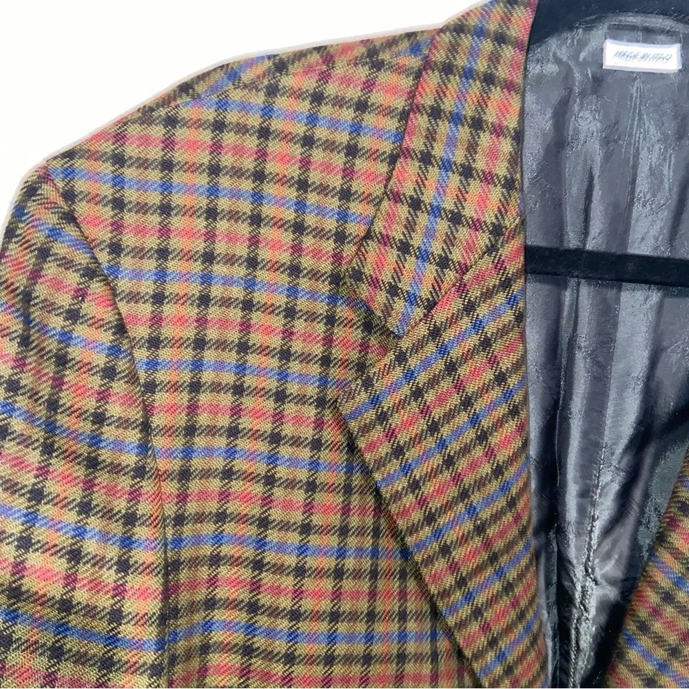Brioni Wilkes Bashford Blazer Mens 44L Sports Coat Jacket Wool Italy *Flaw